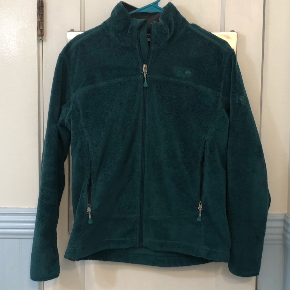 Mountain Hardware Teal Fleece, Full Zip